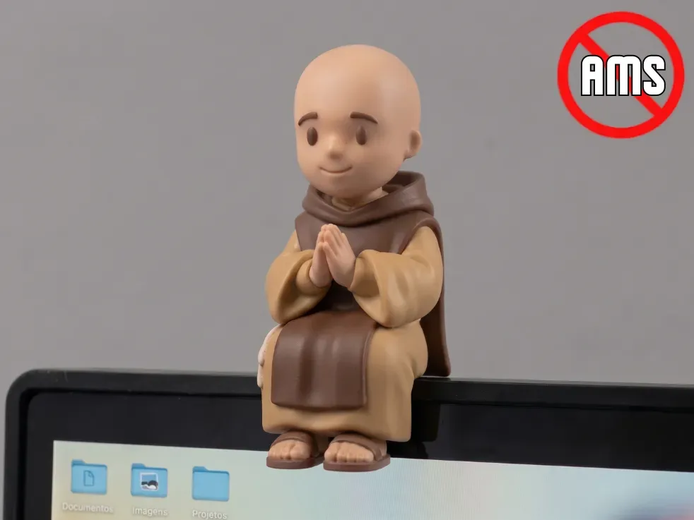 Mini Frei Gilson - Sitting on Monitor or Shelf